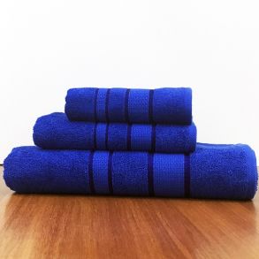 Синее 40х70 см 400 г/м2 однотонное полотенце