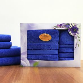 Джинс набор из 2 полотенец 500 г/м2 подарочный