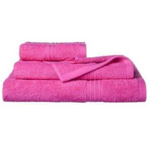 Розовое 70х140 см 430 г/м2 однотонное полотенце