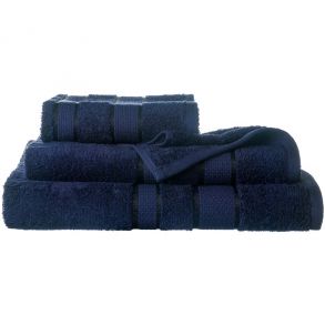 Темно-синее 50х90 см 400 г/м2 однотонное полотенце